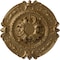 Ekena Millwork Southampton Ceiling Medallion (Fits Canopies up to 2 3/4"), 16 3/8"OD x 1 3/4"P, Pale Gold CM17SOPAS - alternate 1